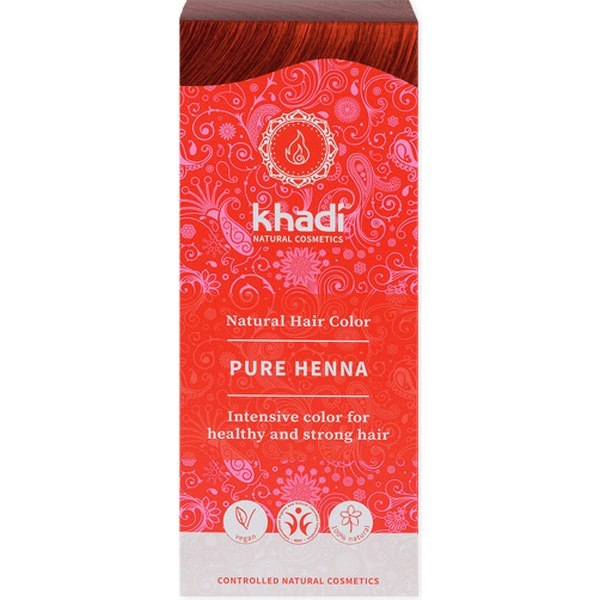Henna naturalna - Czerwona, 100 g Khadi