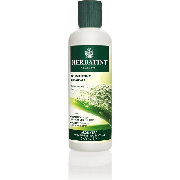 Normalizujący szampon aloesowy do włosów farbowanych, 260 ml Herbatint
