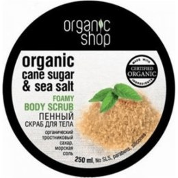 Scrub do ciała - Cukier trzcinowy i sól morska, 250 ml Organic Shop