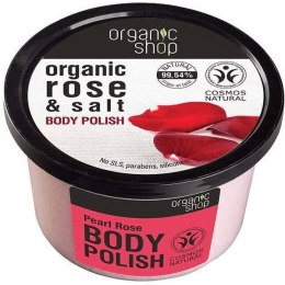 Scrub do ciała - Perłowa róża, 250 ml Organic Shop