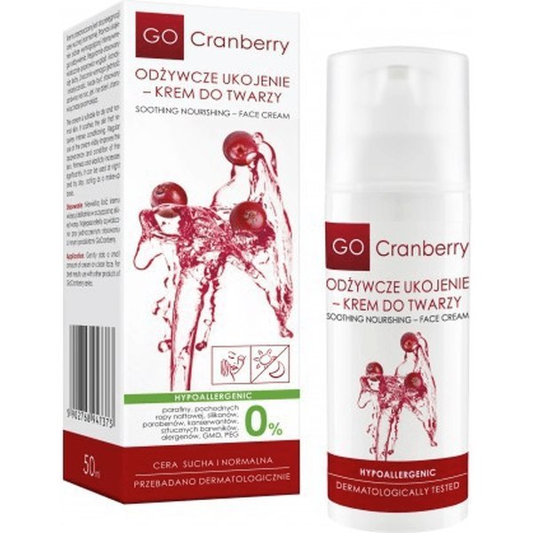 Krem do twarzy - Odżywcze ukojenie, 50 ml GoCranberry