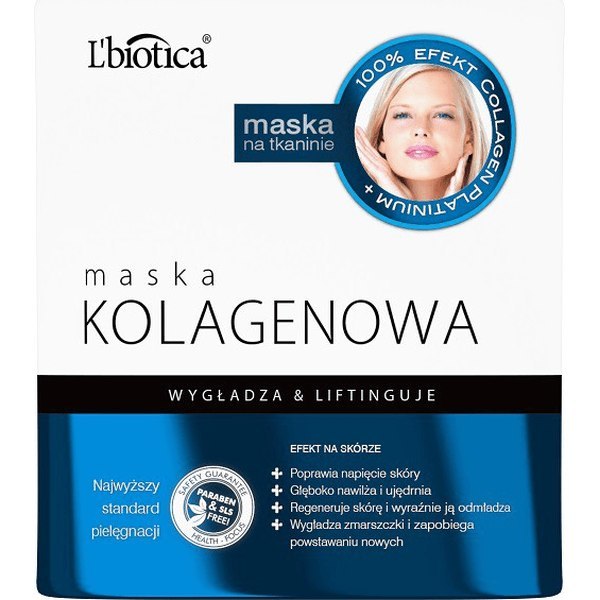 Maska kolagenowa - Źródło młodości, 23 ml Lbiotica