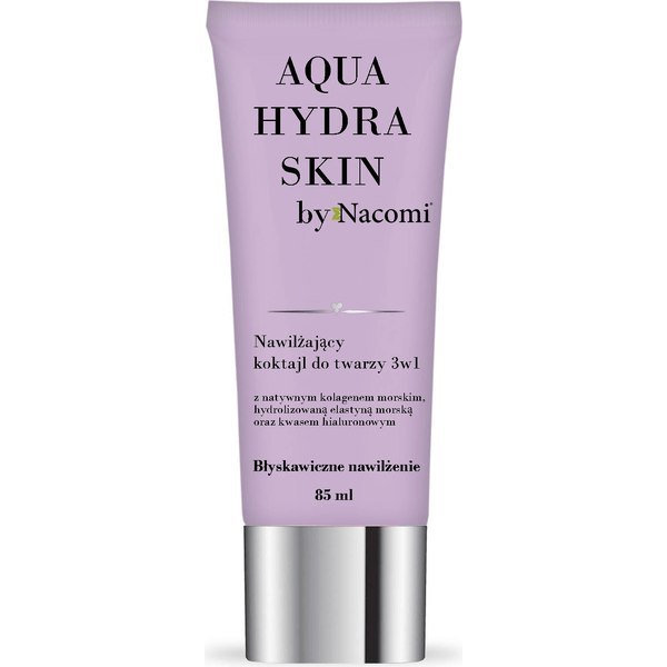 Aqua hydra skin - Nawilżający koktajl do twarzy 3w1, 85 ml Nacomi
