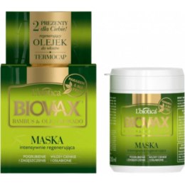 Regenerująca maska do włosów - Bambus i olej avocado, 250 ml Lbiotica