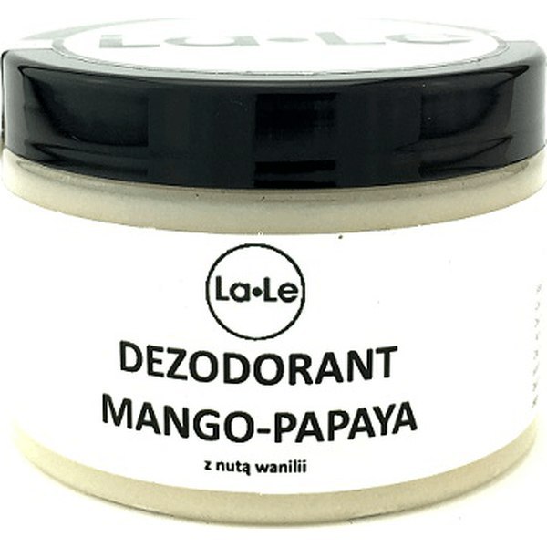 Dezodorant ekologiczny w kremie - Mango-papaya z nutą wanili, 120 ml La-Le Kosmetyki