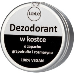 Dezodorant w kostce o zapachu grapefruita i rozmarynu, 50 ml La-Le Kosmetyki