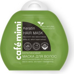 Keratynowa maska do włosów o działaniu wygładzającym, 100 ml Cafe Mimi