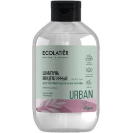 Micelarny szampon do skóry wrażliwej - Aloes i werbena, 600 ml Ecolatier