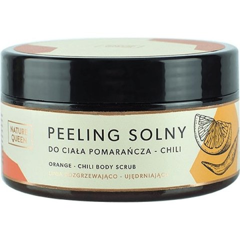 Peeling solny - Pomarańcza-chili, 250 g Nature Queen