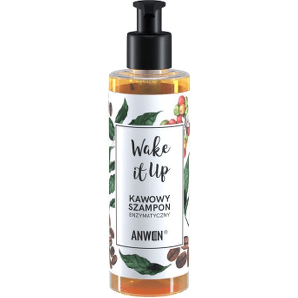 Wake It Up - Enzymatyczny szampon kawowy, 200 ml Anwen