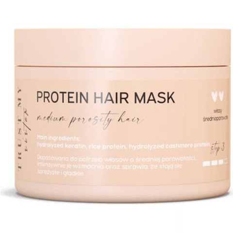 Proteinowa maska do włosów średnioporowatych, 150 g Trust My Sister