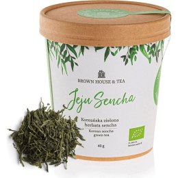 Jeju Sencha - koreańska organiczna zielona herbata sencha, 40 g Brown House & Tea