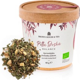 Pitta Dosha Balance- herbatka ziołowa z serii Balance Me Ayurveda, 40 g Brown House & Tea