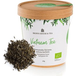 Vietnam Tea (zielona) - wietnamska organiczna zielona herbata, 40 g Brown House & Tea