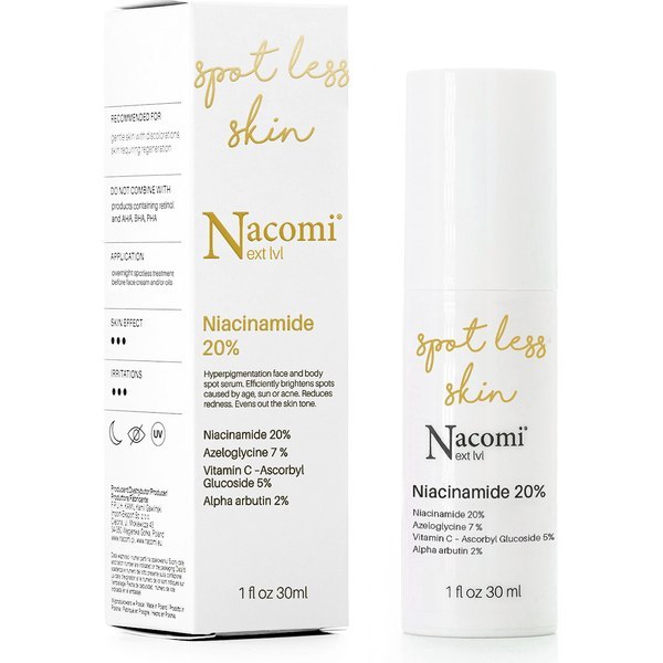 Next level - Niacynamidy 20% serum na przebarwienia, 30 ml Nacomi