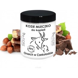 Kozie mleko do kąpieli - Orzech w czekoladzie, 400 g E-FIORE