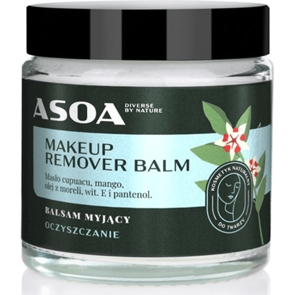 Odżywczy balsam myjący do twarzy - MAKEUP REMOVER BALM, 120 ml Asoa