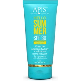 Krem do opalania twarzy SPF 30 z nektarem komórkowym - Hello Summer, 50 ml APIS