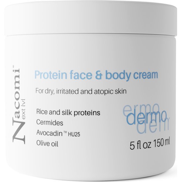 Next Level Dermo - Proteinowy krem do twarzy i ciała, 150 ml Nacomi