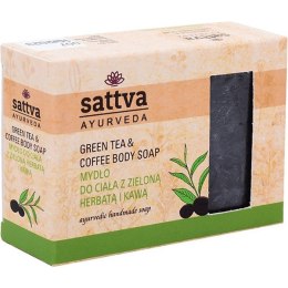 Mydło glicerynowe - Kawa i zielona herbata, 125 g Sattva Ayurveda