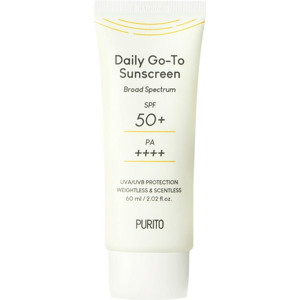 Daily Go-To Sunscreen SPF 50+ PA++++ - Ochronny krem z filtrem przeciwsłonecznym, 60 ml Purito
