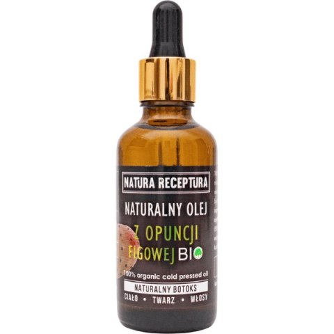 Naturalny olej z opuncji figowej - wersja duża, 50 ml Natura Receptura