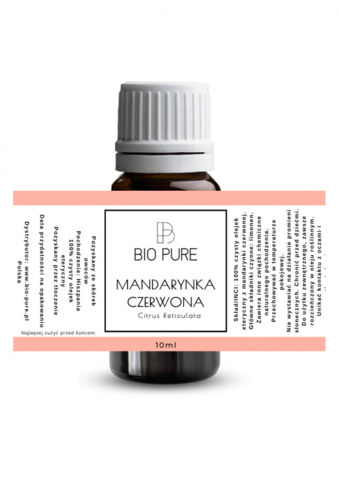 Olejek eteryczny Mandarynka Czerwona BIO PURE 10 ml