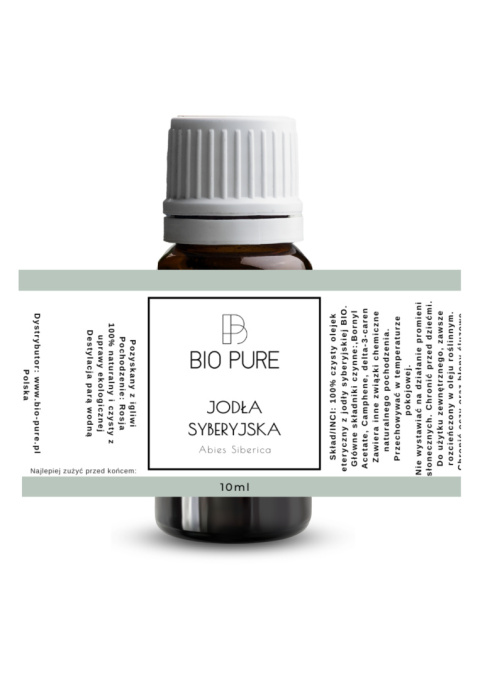 Olejek eteryczny Jodła Syberyjska BIO PURE 10 ml