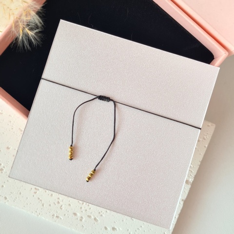 Bransoletka z dedykacją Serce - turmalin, kwarc dymny | byNADI