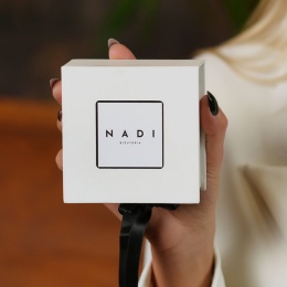 Bransoletka na Dzień Matki z rodonitu - Serce Mamy - NADI