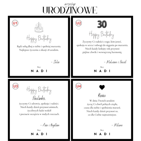 Bransoletka z dedykacją Serce - rodonit | byNADI