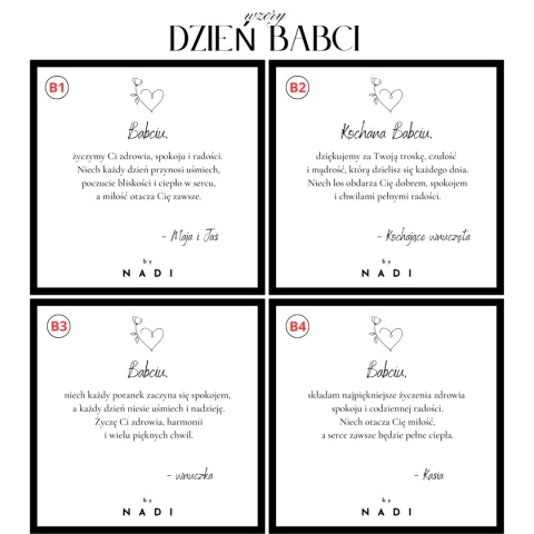 Bransoletka z dedykacją Serce - turmalin, kwarc dymny | byNADI