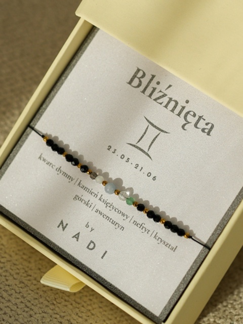 Bransoletka znak zodiaku Bliźnięta No3 - byNADI