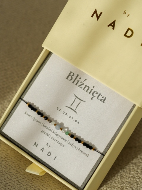 Bransoletka znak zodiaku Bliźnięta No3 - byNADI