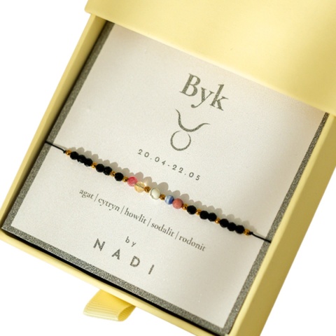 Bransoletka znak zodiaku Byk No3 - byNADI