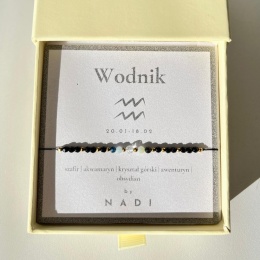 Bransoletka znak zodiaku Wodnik No3 - NADI