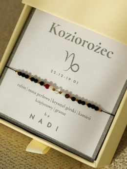 Bransoletka znak zodiaku Koziorożec No3 - NADI
