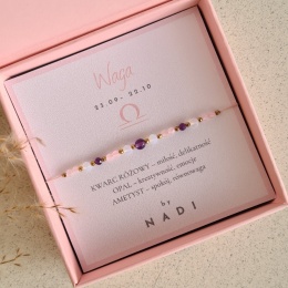 Bransoletka znak zodiaku WAGA No1 - by NADI