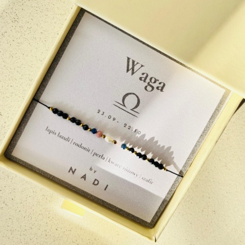 Bransoletka znak zodiaku Waga No3 - byNADI