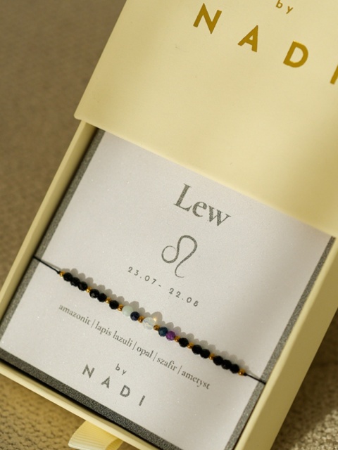 Bransoletka znak zodiaku Lew No3 - byNADI