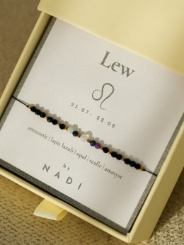 Bransoletka znak zodiaku Lew No3 - NADI