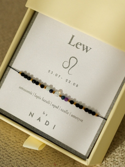 Bransoletka znak zodiaku Lew No3 - byNADI