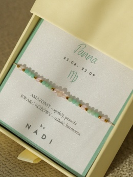 Bransoletka znak zodiaku PANNA No1 - NADI