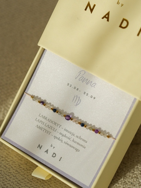 Bransoletka znak zodiaku PANNA No2 - byNADI