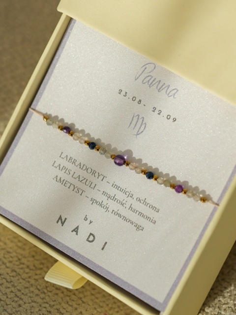 Bransoletka znak zodiaku PANNA No2 - byNADI