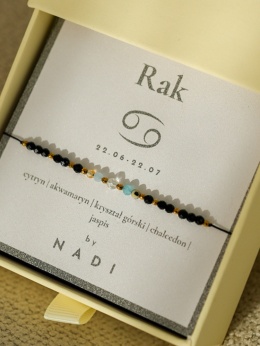 Bransoletka znak zodiaku Rak No3 - NADI