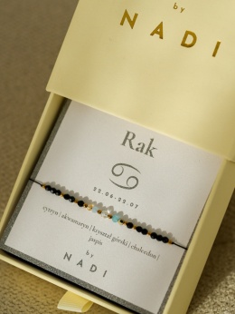 Bransoletka znak zodiaku Rak No3 - byNADI