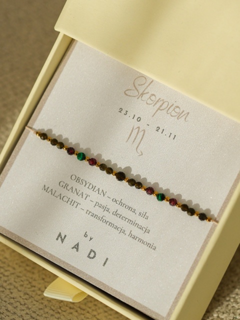 Bransoletka znak zodiaku Skorpion No2 - NADI