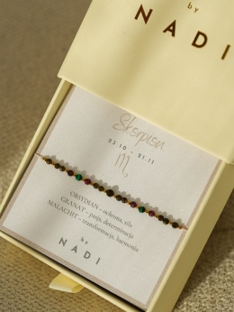 Bransoletka znak zodiaku Skorpion No2 - byNADI