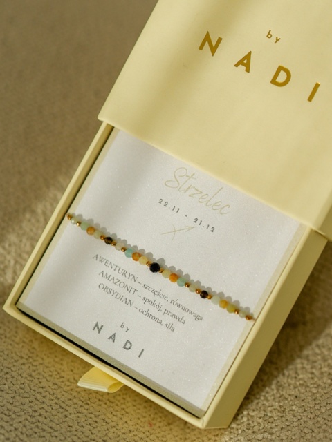 Bransoletka znak zodiaku Strzelec No1 - byNADI